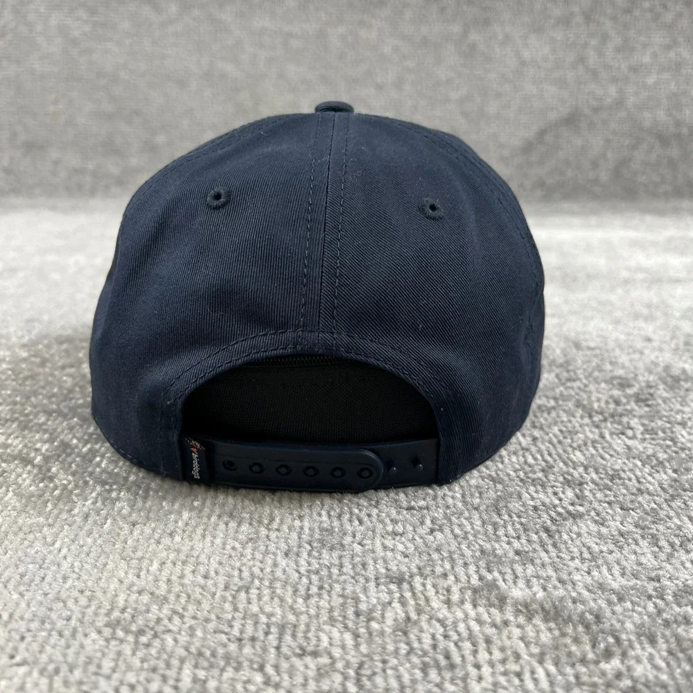 Birddogs Mens Navy Blue Rope Hat Embroidered Bird Snapback Golf Cap Adjustable